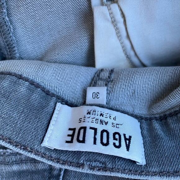 New Agolde Los Angeles Premium Bedford Men Slim Fit Distressed Jeans Size 30 - Picture 9 of 11